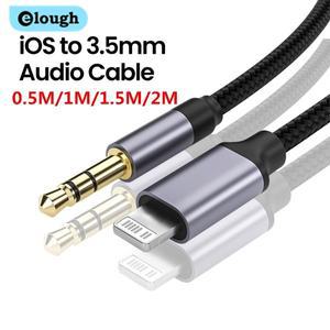 Lighting to 3.5mm Audi 호환o AUX Cable For iphone 호환 14 13 Car Converter Headset Speaker Earphone