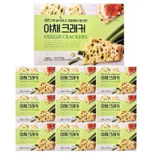 4번 구워 바삭한 - 대파향 야채 크래커 340g 홈플러스 x10개