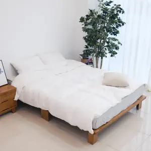 아르볼가구 무헤드 원목 평상형 침대프레임 네추럴