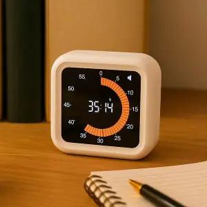 무소음 뽀모도로타이머 디지털 주방 공부 시계 포모도로 타임 자석 키친 구글