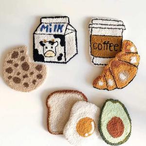 펀치니들 컵받침 스킬자수 커피잔 도안 A타입 패키지 취미생활 만들기 티코스터 프랑스