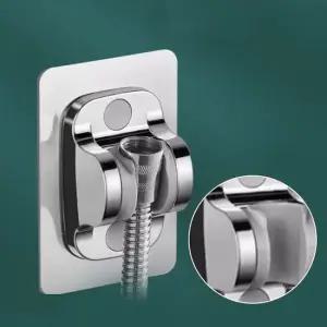 무타공 샤워기 걸이대 각도 조절 고정 접착식 흡착 샤워 헤드 거치대 홀더 부착식 부착 고정기