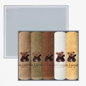 무한타월 수건 선물세트 집들이 고급 선물 기라로쉬베어 (5매)