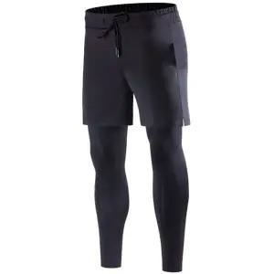 2in1 필라테스바지 반바지 레깅스 남성 (WFG4GTK)