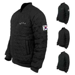 퀄팅 기모 로카 ROKA 깔깔이 KOREAARMY 점퍼 자수 군인 패딩 자켓