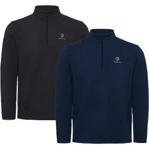 [블랙야크](강남점)25년 겨울신상 남성 트레킹/등산/일상 기능성 베이직 양면 기모 집업 긴팔티 1BYZTWU...