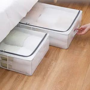 침대밑 수납장 수납함 아래 서랍장 의류정리함 소형 이불 투명보관함 옷정리 노하우