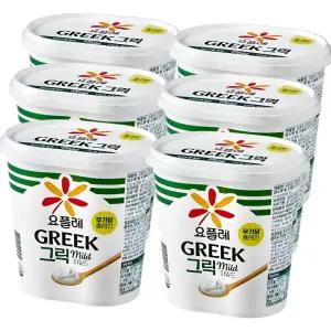빙그레 요플레 그릭 요거트 무가당 플레인 900g(6입)