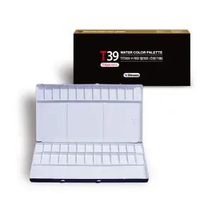신우아트 타이탄 수채화 알루미늄 미니 무광 39칸 팔레트/T39파레트