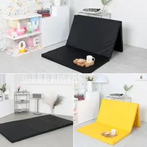 레자가죽 접이식매트리스 3단 생활방수 바닥 토퍼 침대매트리스 매트리스 토퍼매트 접이식매트