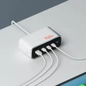 오아 쁘띠차저100W GaN PD3.0 PPS 4포트 초고속 멀티충전기 핸드폰 태블릿 노트북 어댑터