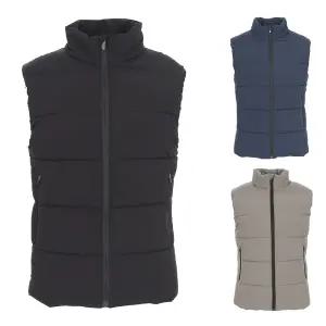 [김영주골프] 겨울 경량 패딩 조끼 방한 웰론 남성 골프 베스트 DPWMVE79
