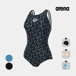 아레나 여성수영복 클로버렛 원피스 U백 A5FL1PL04