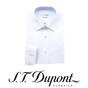 [갤러리아] 듀퐁셔츠 25년 봄 신상품 슬림핏 배색 긴팔 와이셔츠 (SE5SM22LS923SWH)