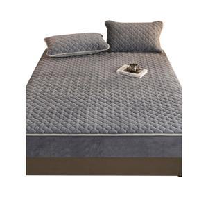 침대 패드 벨벳 따뜻한 가정용 커버 퀸 시트 두꺼운 주문 베갯잇 사이즈 매트리스 장착