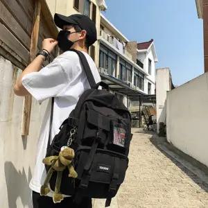 베넬라 가벼운 학생 멀티 백팩 캐주얼 경량 가방 소형 남성 여성 해외 여행 책가방 학교