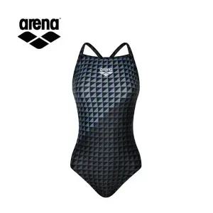 아레나 실내 여성수영복 원피스 체크포인트 드롭백 A5FL1LD07