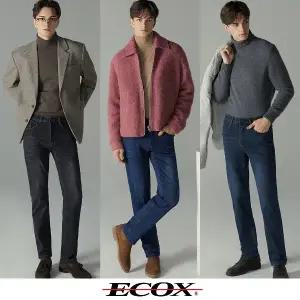 [에콕스] 하이엘라 웜 기모 데님 3종 남성
