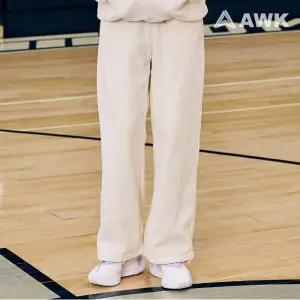 [보리보리/에어워크 주니어]주니어 밑단 스트링 스토퍼 플리스 와이드팬츠