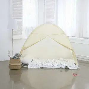 난방텐트 실내 보온 침대 방한 원터치식 침대용 거실 실내용 따시방 방풍 모음fgh619