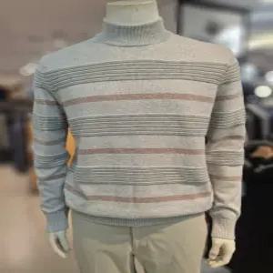 [트레몰로] (주)세정 트레몰로 24FW 울,캐시미어 반목니트 내추럴그레이 TRHBH4W9221