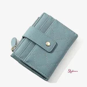 카드지갑 퀼팅 명합 여성 여학생 명함 동전 지퍼 여자 여고생 여중생 포켓cde560