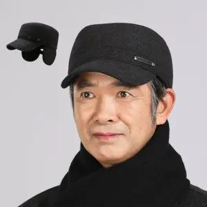 방한 캡모자 중년 남성 겨울 귀달이 귀덮개/방풍/보온/스키장/털/등산/야외/한파/모자/털모자/군밤/캠프