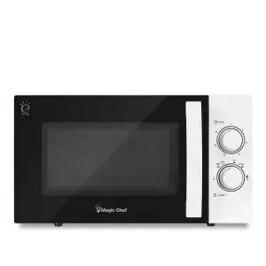 매직쉐프 23L 다이얼식 전자레인지 해동기능 간편조리 심플화이트 디자인 아날로그 타이머 조절 가정용