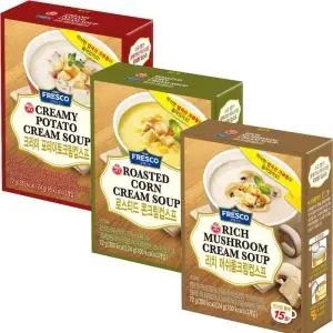 오뚜기 프레스코 컵스프 72g 3종 포테이토+콘+머쉬룸