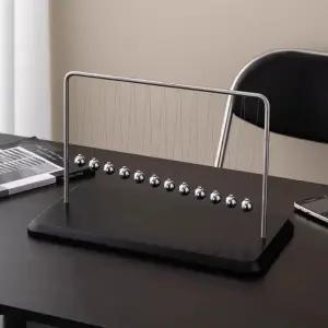 무한동력 조형물 진자운동 스탠딩 장식품 단일 밸런스 멍때리기 진자파 선물 꾸미기 모형