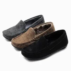 LM403 털 기모 여자 학생 성인 방한 여성 겨울로퍼