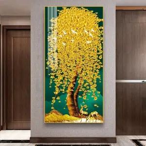 황금돈나무액자 재물운 상승 인테리어 액자 풍수 장식 추천