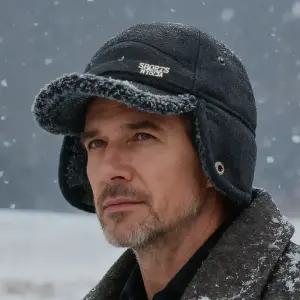 스포츠 양털 남자 귀달이 겨울 방한 모자 털 군밤 귀도리 귀마개 남성 방한모