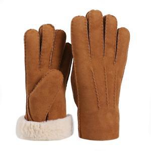 BOONJOVIA 남녀공용 겨울 시어링 추운 부드럽고 날씨 수제 장갑 두껍고 가죽 따뜻함