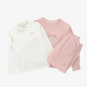 뉴발란스 키즈 NBgC 여아 프릴반목 3PCS 기모 스?셋업 B1 NK9YF4801G 25