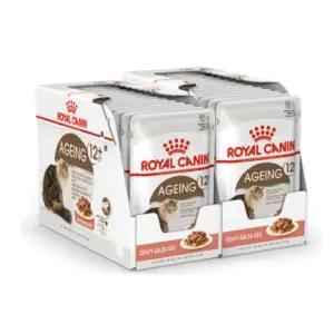 로얄캐닌 고양이 파우치 에이징 12세 이상 그레이비 85g 24팩 노령묘 전용 습식 사료