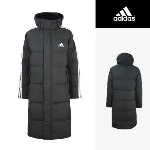 아디다스 3S 롱 다운 코트(JZ8731)오리털 롱패딩 점퍼 레귤러핏 자켓