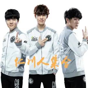 레이싱 자켓 재킷 점퍼 유니폼 모터팀 S8IG 팀 저지 TheShy의 동일한 JackeyLove 야구 칼라 TES v5 가을/겨