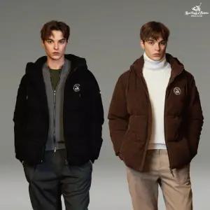 25FW 남성 코듀로이 후드 패딩점퍼