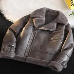 남성 무스탕 자켓 겨울 하이넥 아우터 양털