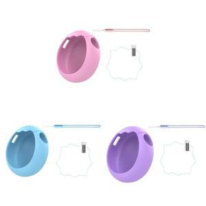 다마고치 파라다이스 게임 콘솔 보호 케이스용 액체 실리콘 스크래치 방지 및 낙하 방지 케이스(끈 포함)