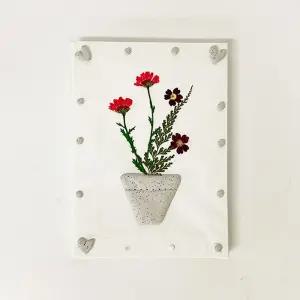 (4인용) 압화 캔버스 데코 화분 액자 만들기/식물/인테리어/사무실/탁상/입체/사진/꾸미기/체험/키트/DIY