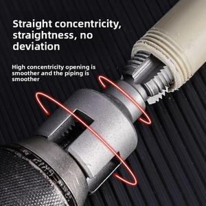 두꺼운 수도관 내부 구멍 와이어 오프너 4/6 업그레이드 탭 다이 및 외부 나사 탭핑 공구