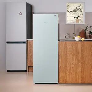 풀무원 김치냉장고 148L 스탠드형 김치간 글라스 라이트그레이 KS148EG1GX3