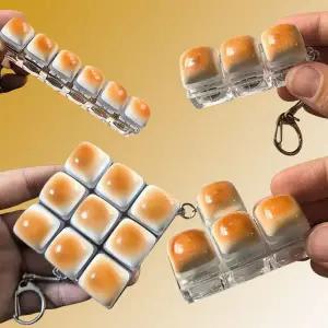 피젯 키보드 캐러멜빵 딸깍이 톡톡이 키캡 토이 키링