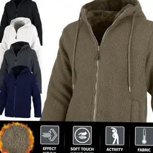 양털 플리스 자켓 데일리 집업 기모 후드 플리스 자켓 보온 루즈핏 신축성 여성 도톰 방풍 등산 겨울