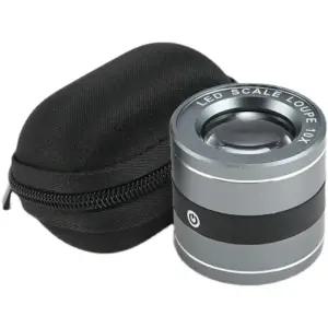 LED 루페 충전식 확대경 눈금 미니 스케일 충전