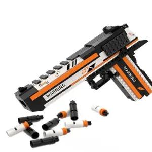 블록건 블럭총  중국 레고 블록 총 조립식 장난감 남아용 고난이도