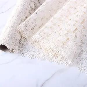 레이스 식탁보 매트커버 아이보리 플라워 L WB502 식탁보 식탁매트