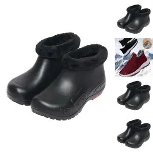방한부츠 털부츠 겨울 방수 신발 주방화 미끄럼방지/방한화/남성/털신발/주방/털방한화/털안전화/안전화